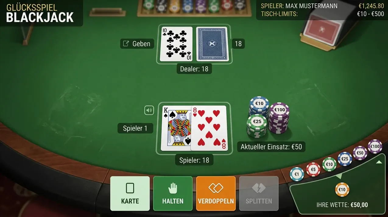 Tischspiele — Auswahl bei LuckyHills